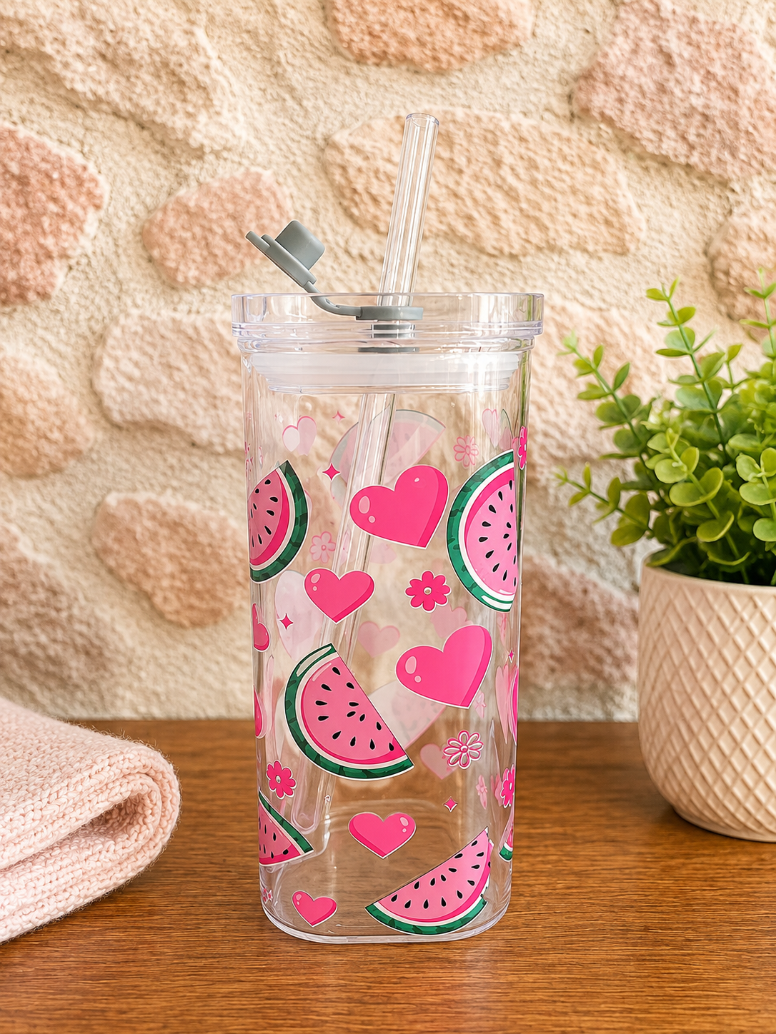 Tasse Carrée - Pastèque Pop – Image 2