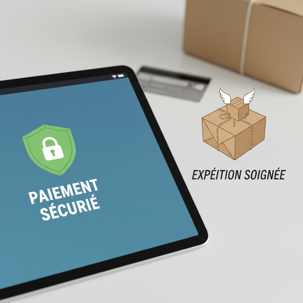 image paiement sécurisé et expédition soigné